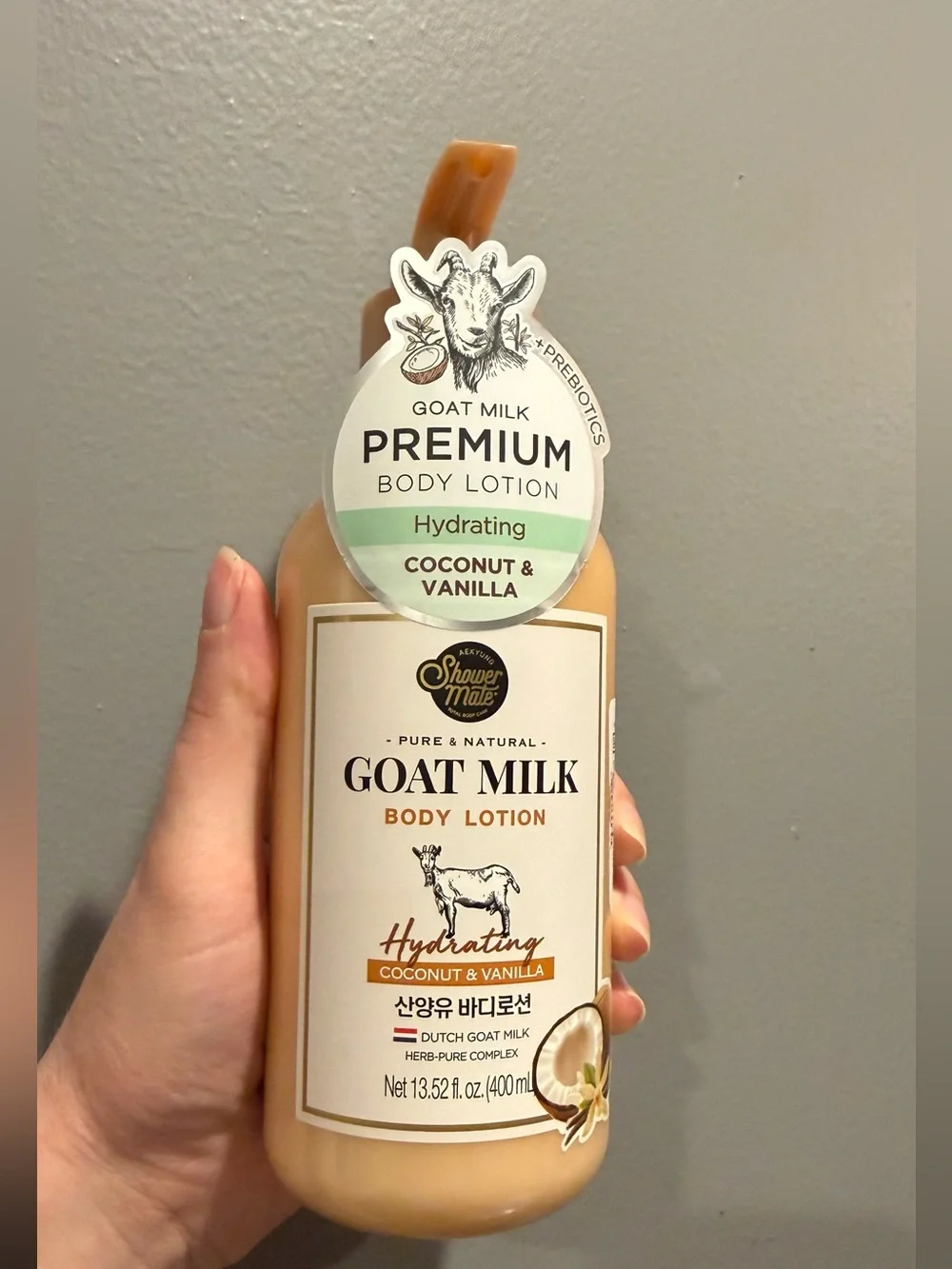 Goat Milk Coconut Vanilla Body Lotion 13.52 oz Hydrating Moisturizer NWT